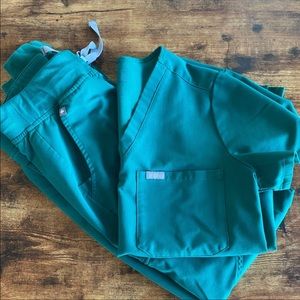 Figs Hunter Green Small/Tall Zamora Joggers